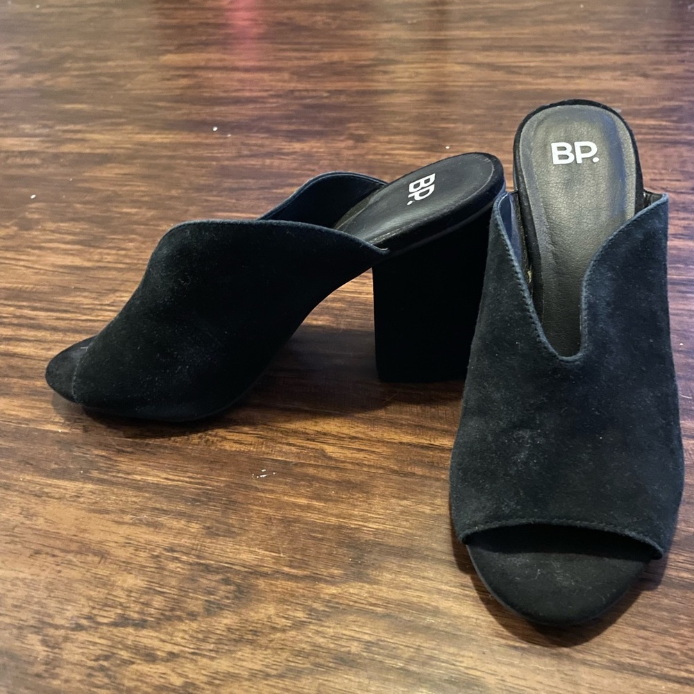 Black BP TANYA MULE OPEN TOE